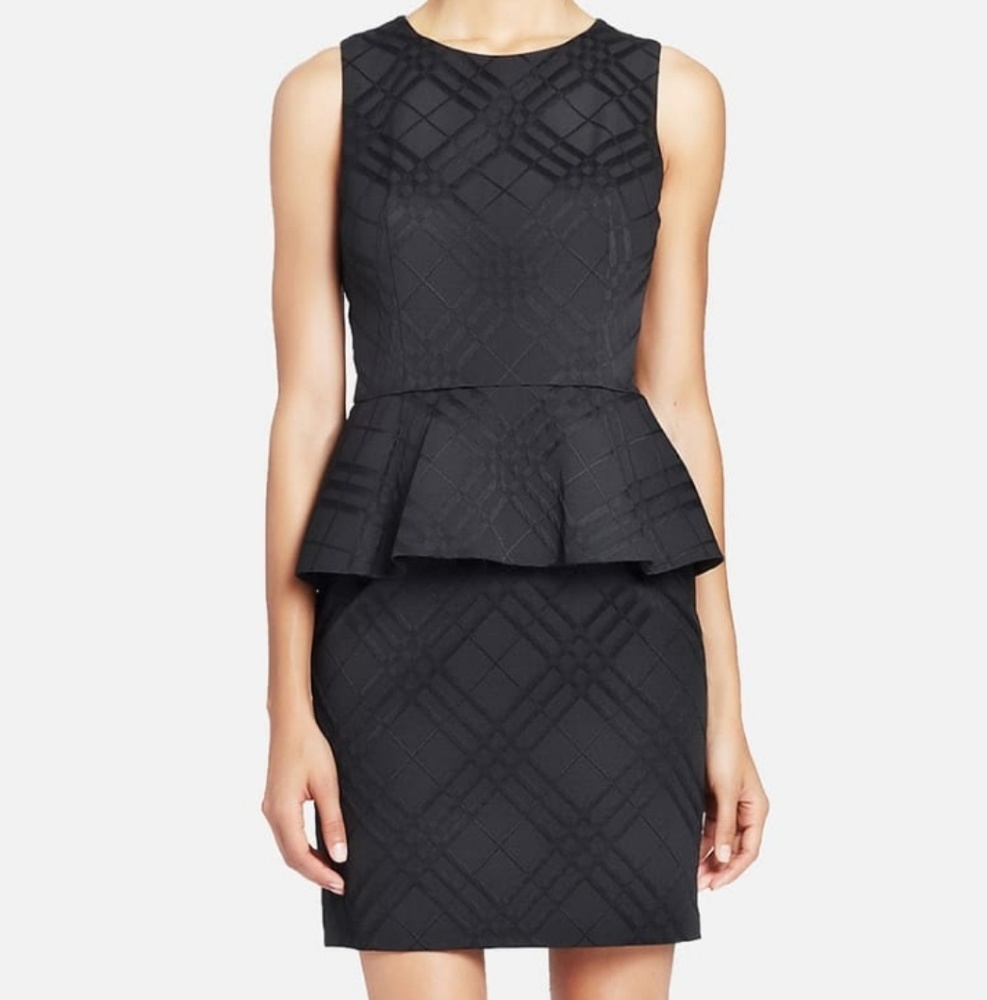 🍡Cynthia steffe Simone plaid peplum dress